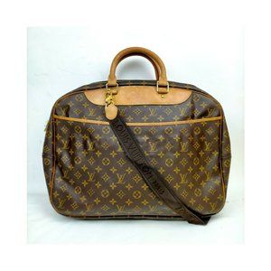 Cloth travel bag Louis Vuitton Blue in Fabric - 26102449